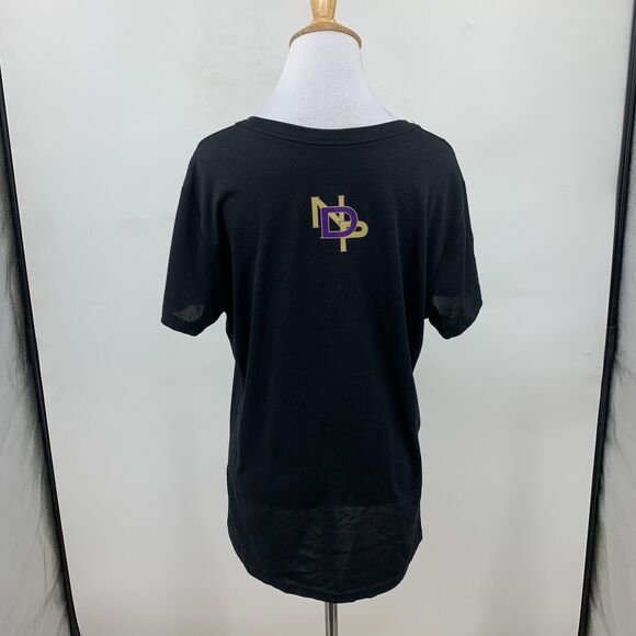 Nike Athletic Shirt Womens L Large Black Dri Fit Notre Dame Prep Saints Football - Picture 5 of 12